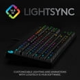 thumbnail image 4 of Logitech G PRO Mechanical Gaming Keyboard, Ultra Portable Tenkeyless Design, Detachable Micro USB Cable, 16.8 Million Color LIGHTSYNC RGB Backlit Keys, 4 of 7