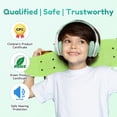 thumbnail image 2 of Auriculares Bluetooth EarFun K2 Kids con volumen limitado, color verde, 2 of 7