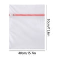 thumbnail image 2 of Bolsa de Lavandería de Bolsa con Cierre Reforzado, Bolsa de Lavado Anti Delicado, Red Protectora para Lavar Lencería Calcetines Ropa Diaria Cuidado de Lavandería Del Hogar, Blanco, M, 2 of 6