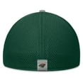 thumbnail image 4 of Men's Fanatics Green Minnesota Wild Fundamentals Span Flex Hat, 4 of 4