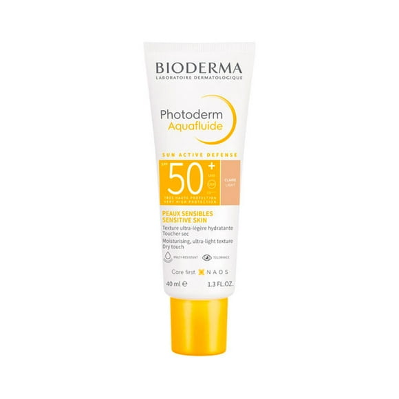 Photoderm Aquafluido Claro 40 ml Bioderma Protección solar muy alta