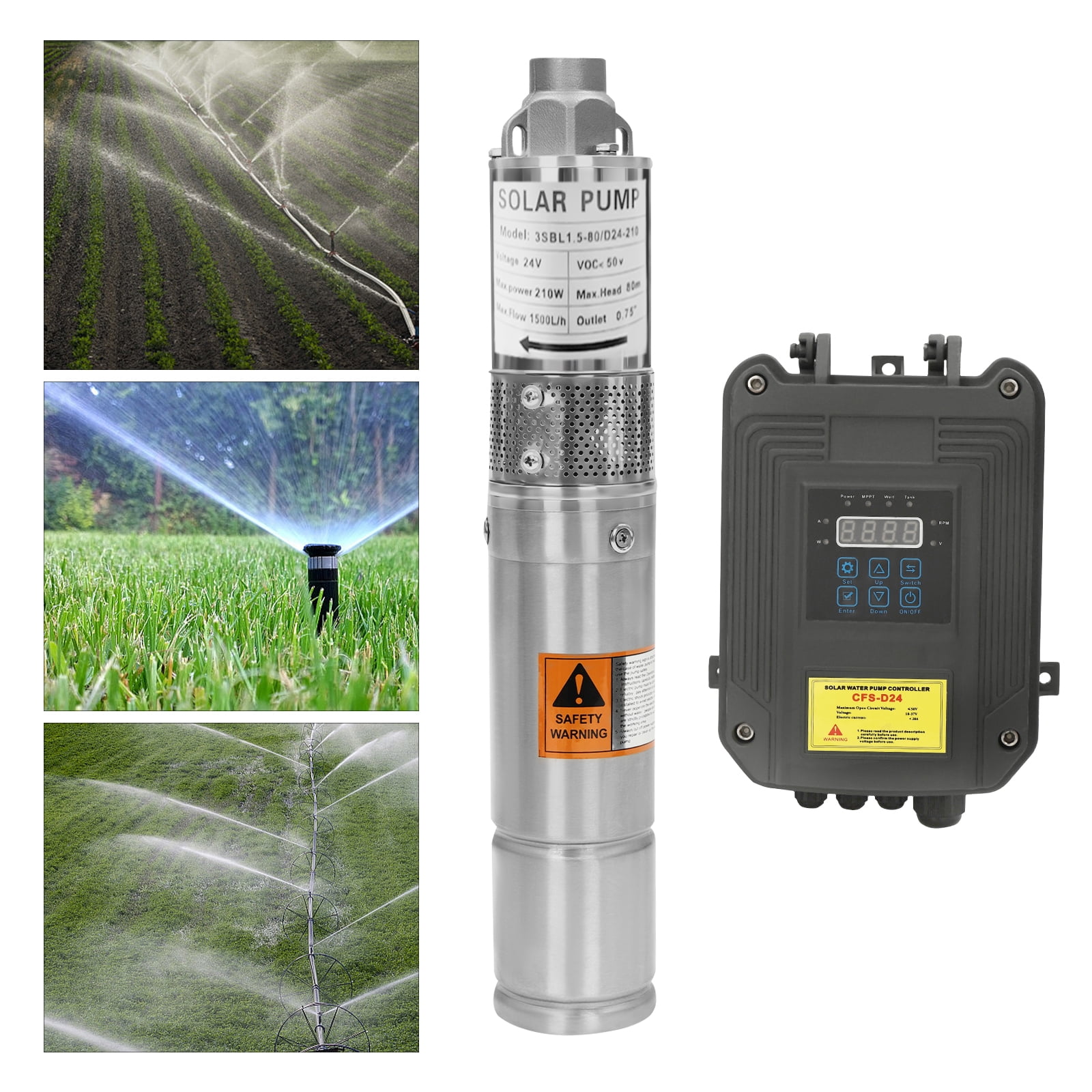 Deep Well Submersible Pump, Solar Pump Submersible Pump, Bore Deep Well Water Pump & Control Box