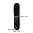 thumbnail image 5 of Cordless Hair Straightener Brush for Travel - Portable Hot Comb Thermal Brush Pro with Negative Ion for Women Girls, 5 of 9