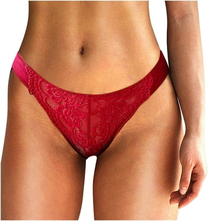 

Vikakiooze 2022 Women Sexy Lace Underwear Lingerie Thongs Panties Ladies Hollow Out Underwear Underwear for Women