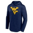 thumbnail image 2 of Men's Fanatics Heather Navy West Virginia Mountaineers Transitional Hoodie T-Shirt, 2 of 3
