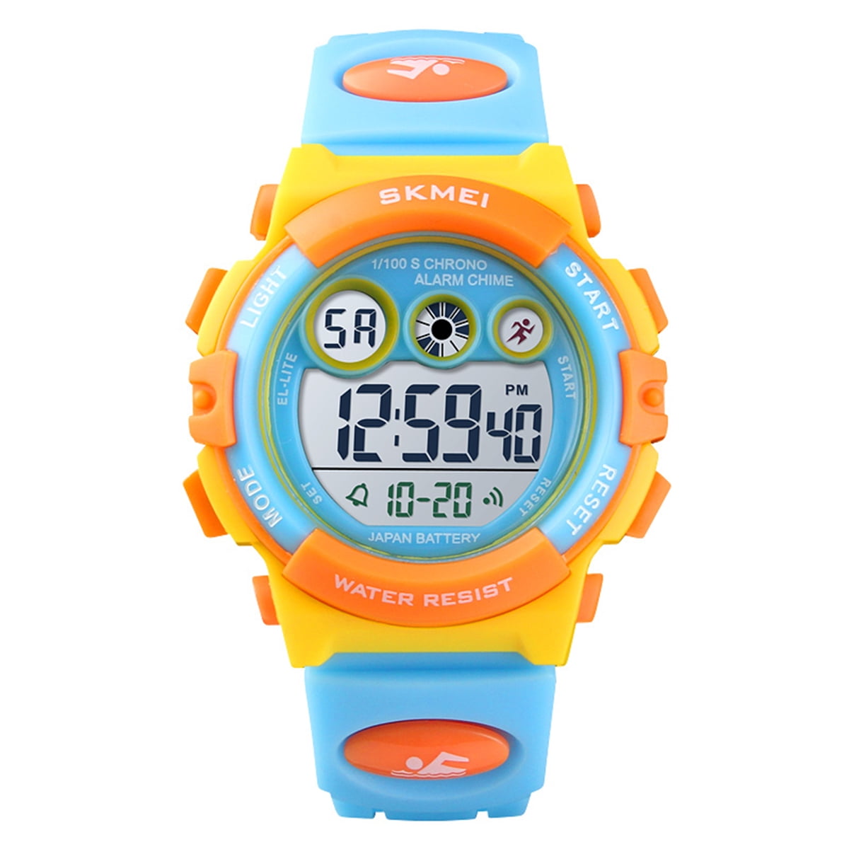 SKMEI Kids Digital Watch, 50M Waterproof Led Watches For Ages 5-13 Boys ...