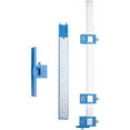 thumbnail image 4 of Plantilla para herrajes de gabinetes, plantilla para herrajes de gabinetes, guía de perforación ajustable para una instalación rápida y precisa de perillas de puertas y cajones, etc., azul, 4 of 5
