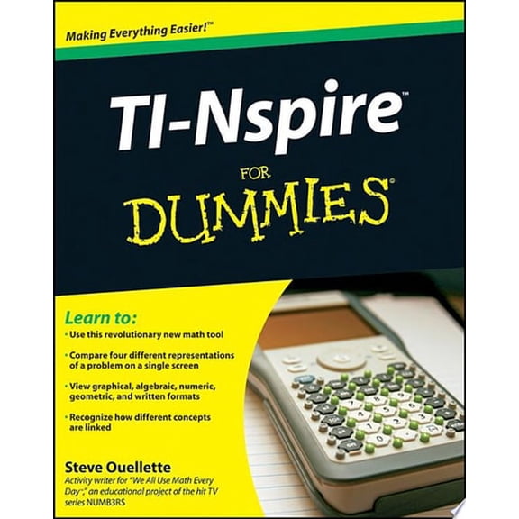 Pre-Owned TI-Nspire For Dummies (Paperback) 0470379340 9780470379349