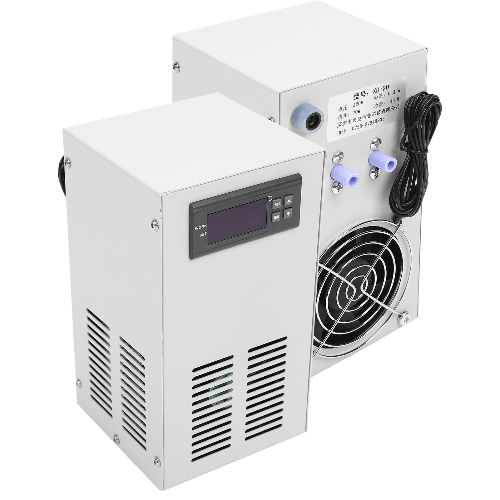 Aquarium Chiller, Water Chiller 100-240V Water Cooler Fish Tank Cooling System For Water Tanks And Sea Water Tanks
