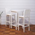thumbnail image 3 of Vifah 3-Piece Outdoor Acacia Bar Set, 3 of 6