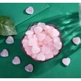 thumbnail image 3 of NOGIS 20 Pcs Rose Quartz Heart Crystals Natural Crystal Polished Healing Cute Mini Pocket Stones Palm Thumb Love Gemstones Set Reiki Energy Balancing Meditation Valentine's Day Gift (Pink), 3 of 7