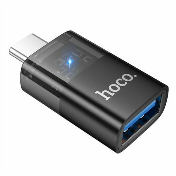 UA36B Adaptateur Portable Type C OTG pour Adaptateur Type-C Mâle vers USB-A Femelle OTG, Prend en Charge la Fonction OTG pour Tous les Téléphones, Prend en Charge la Recharge Rapide Adaptateur Type C OTG - Noir