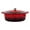 Red, variant on MegaChef 7 Quarts Oval Enameled Cast Iron Casserole in Gray