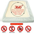 thumbnail image 6 of Ntbay Premium 1800 Series Microfiber King Fitted Sheet with Deep Pocket, Ultra Soft and Breathable Fitted Bed Sheet, 78x80 inches, Light Gray, 6 of 6