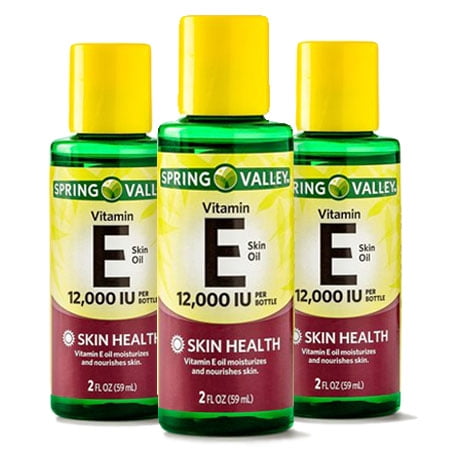 (3 Pack) Spring Valley Vitamin E Skin Health Moisturizer, 12000 IU, 2 (Best Vitamin For Skin Repair)