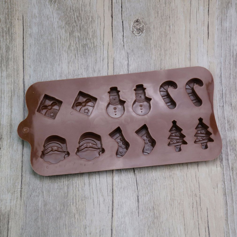 BJYX Silicone 12 with 6 groups of Christmas chocolate molds  Walmart Canada