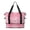 Breast Cancer Pink Ribbon Peach Pattern-3, variant on Breast Cancer Pink Ribbon Peach Pattern Expandable Travel Tote Bag, Luggage Sleeve Travel Bag with Dry Wet Pockets, Tear Resistant Gift Ideas for Work Shopping Travel