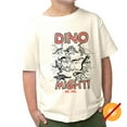thumbnail image 3 of Del Sol Toddler Boys Crew Tee - Dino Might, Natural T-Shirt - Changes from Black to Vibrant colors in the Sun - 100% Combed, Ring-Spun Cotton, Fine Jersey, Relaxed Fit, 3 of 3