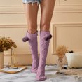 thumbnail image 1 of Dyfzdhu Knee High Stockings For Women Casual Autumn Winter Solid Color Knitted Stockings Long Tube Socks, 1 of 4
