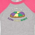 thumbnail image 4 of Inktastic I Am the King Cake Baby Boys or Girls Baby Bodysuit, 4 of 5