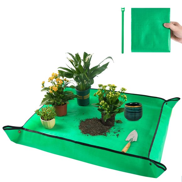 Alfombra para macetas Onlysuki, 39,5 x 31,5 cm, impermeable para plantas de interior