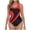 Red, variant on Athletic Swimsuit for Women, One Piece Printed Swimming Training Suit Tummy Bathing Suits Swimwear Lady Swimsuits One Piece White XL