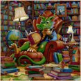 thumbnail image 1 of 5D DIY Full Dronful Painting Kit Dragon Decor Art 40x40cm, 1 of 9