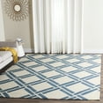 thumbnail image 2 of SAFAVIEH Four Seasons Carrie Geometric Area Rug, Ivory/Blue, 9' x 12', 2 of 6