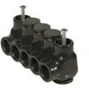 Black Insulated Mountable - Single Entry 3 Ports 350 - 6