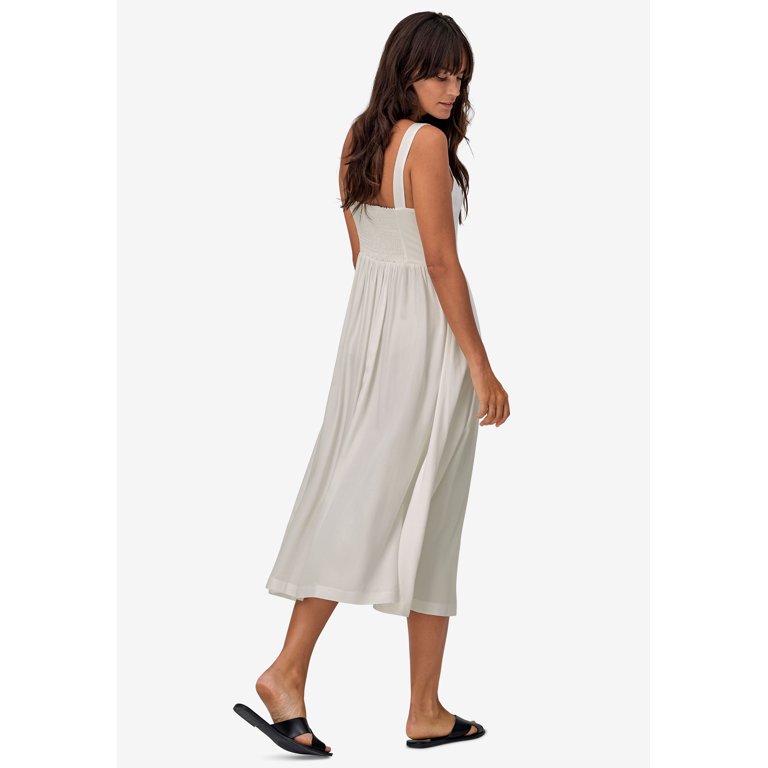 chinese dress ladies Laya Button Front Dress