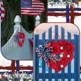 thumbnail image 3 of CXALSSY 4th of July Decor, Patriotic Decorations, Decor for Fourth of July, Independence Day, Independence Day Wreath foe Front Door or Home Wall, 3 of 7