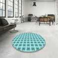 thumbnail image 4 of Ahgly Company Machine Washable Indoor Rectangle Transitional Light Sea Green Area Rugs, 8' x 12', 4 of 7