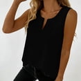thumbnail image 7 of Lmueinov Tank Tops for Women Boho V-Neck Cotton Summer Shirt Relaxed Fit Sleeveless Blouse Womens Trendy Casual Work Soft Basic Shirt, 7 of 7