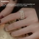 thumbnail image 2 of Minnieouse Anillo abierto de perlas para mujer, ceremonia de boda, banquete, anillos románticos ajustables que se pueden abrir, joyería, regalo Ropa, zapatos y accesorios Miscelánea, 2 of 6
