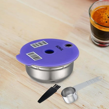 

Reusable Coffee Filter Cup Replaces Coffee Makers DIY Accessories Rustproof Stainless Steel Portable for 60ml