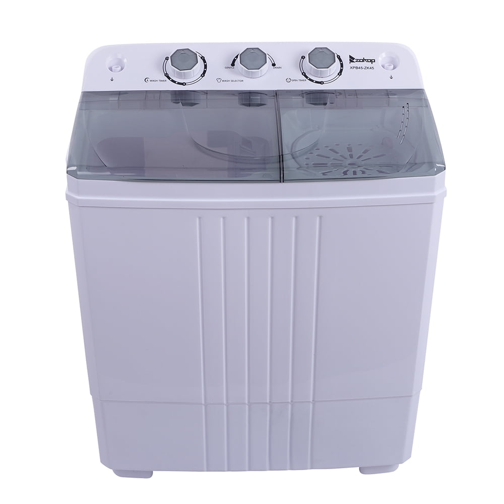 Portable Compact Mini Twin Tub Washing Machine w/Wash and Spin Cycle