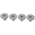 thumbnail image 2 of 4Pcs Plastic Dishwasher Lower Rack Wheel for Smooth Movement Grey 1.6*1.6*1.1in, 2 of 9