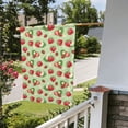 thumbnail image 4 of Zufioo Strawberry Floral Print Double Sided Garden Flag, Outdoor Decorative Flag, Garden Yard Flag, Ideal Home Decoration-12.5"x18", 4 of 9