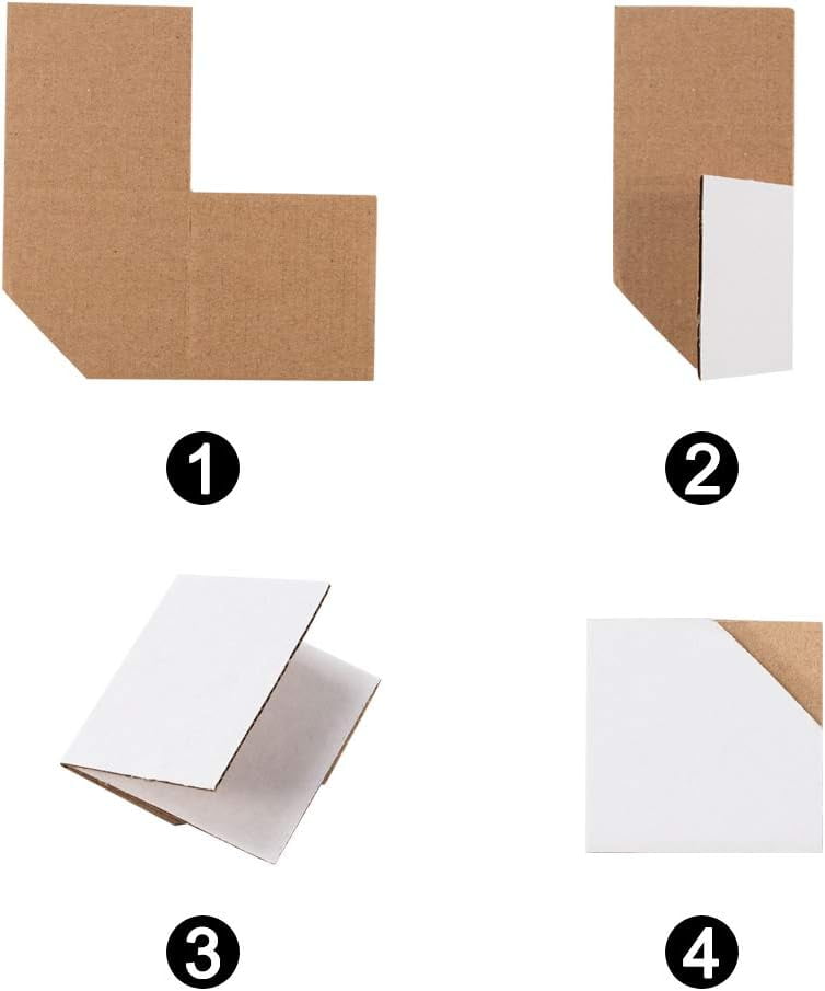 150pcs 3 Sizes Frame Corner Protector Adjustable Cardboard Corner Guard Protectors