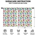 thumbnail image 2 of Blackout Kids Curtains,Colorful Dinosaurs Birthday Text Pattern Childrens Insulated Curtains Set Of 2,Bedroom Essentials,Toddler Room Decor 42"x54", 2 of 5