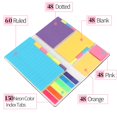 thumbnail image 3 of Sticky Notes Set, 402 Pcs Colored Divider Self-Stick Pads – Bundle for Planner Book Notes | School Office Supplies, Teachers Gifts & Rewards, 3 of 6