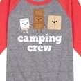 thumbnail image 3 of Instant Message - Camping Crew Smores - Toddler & Youth Raglan Graphic T-Shirt, 3 of 7
