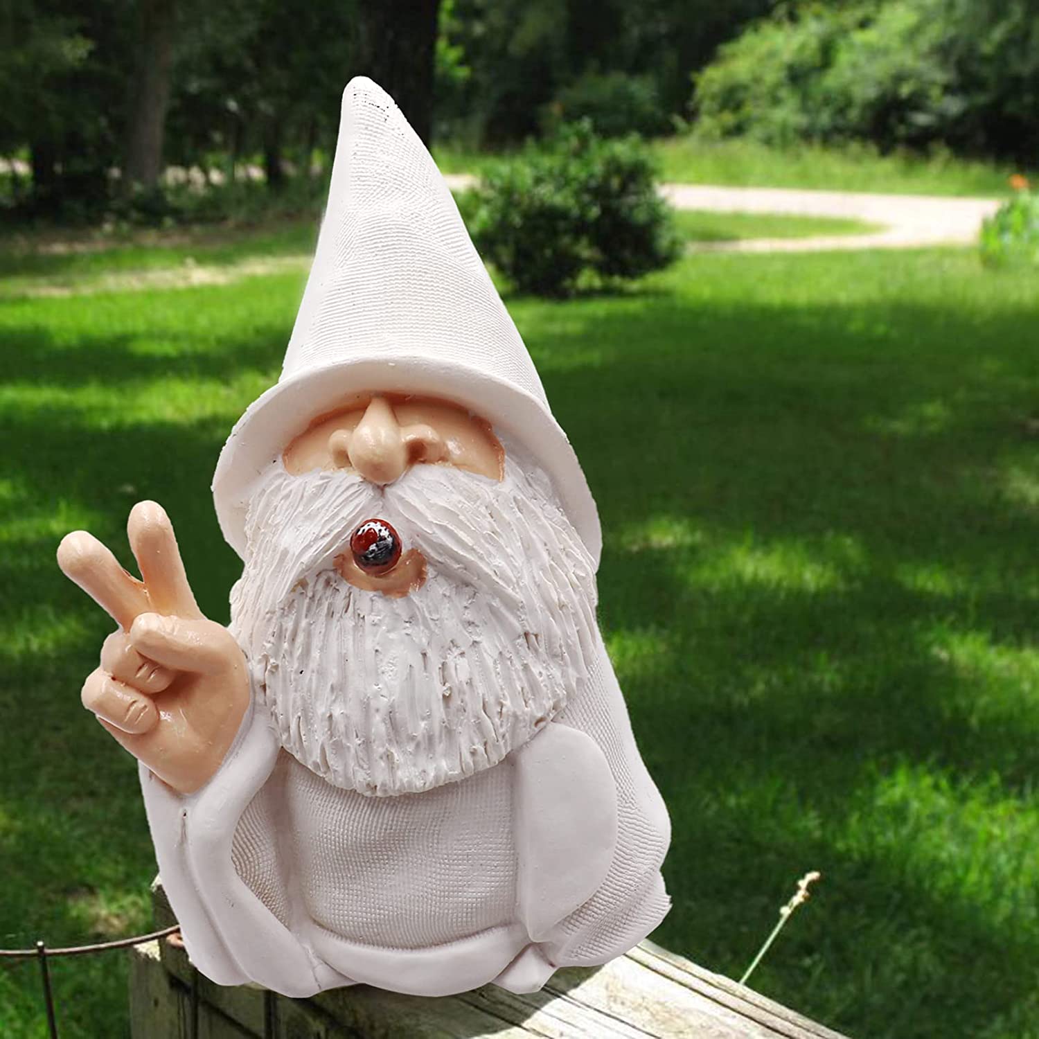 Garden Gnome, Wizard Gnome 3D Dwarves, Polyresin Outdoor Sculpture