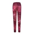 thumbnail image 5 of Soyumi thermal Leggings for Women Pajama Pants Yoga Pants Women Hiking Going Out Snow Soft Stretchy Jeans for Women Trendy Fall Fashion Outfits Ski Work Jogger Trousers Athletic Homewear, Red, 5 of 5