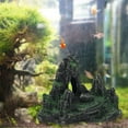 thumbnail image 4 of Walbest Large Aquarium Mountain View Stone Ornament,Tree Rock Cave Betta Accessories Fish Hiding Cave for Fish Tank Decoration, 4 of 8