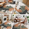 thumbnail image 5 of 3'x5' Area Rugs, Vintage Sage Green Orange Indoor Outdoor Area Rug for Living Room Bedroom, Modern Abstract Art Washable Bathroom Rugs Kitchen Floor Carpet Mats Home Decor Aesthetic, 5 of 8