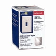thumbnail image 1 of Placa de pared Leviton, blanca, 1 banda, de nailon, paquete de 10, 1 of 1