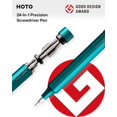 thumbnail image 3 of HOTO 24 in 1 Precision Screwdriver Set, Pen Shape Mini Manual Screwdriver - Blue, 3 of 9