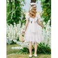 thumbnail image 6 of Arshiner Girls Tulle Dress Summer Communion Flower Girls Bridesmaid Party Tween, 6 of 7