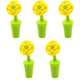 thumbnail image 1 of Tapón para botella de vino con flor de silicona, 5 uds., amarillo rosa Adepaton CPB-DE-LYY1167-2, 1 of 5